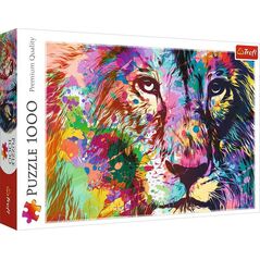 Trefl Puzzle 1000 element?w Kolorowy lew