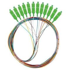 Lanberg Pigtail SM SC/APC Easy Strip 9/125 G657A1 12X2M multikolor