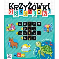 Aksjomat Krzyżówki obrazkowe z wesołym żółwikiem 6+ 39204