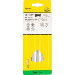 Klingspor KLINGSPOR ΛΑΜΑ ΣΕΓΑΣ 130x8x1,45mm JS 601 WF /5 τεμ. 14046395 4014855939794