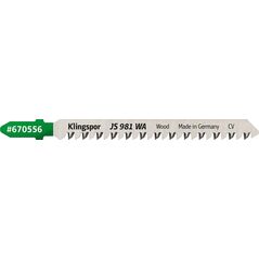 Klingspor KLINGSPOR ΛΑΜΑ ΣΕΓΑΣ 130x8x1,7mm JS 981 WA /5 τεμ. 14046406 4014855939749