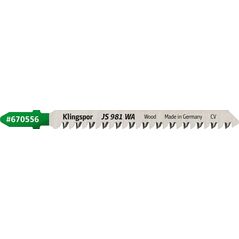 Klingspor KLINGSPOR ΛΑΜΑ ΣΕΓΑΣ 100x8x1,7mm JS 981 WA /5 τεμ. 14046410 4014855935581