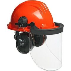 CLIMAX PROTECTIVE HELMET WITH FACE SHIELD AND EARMUFFS 437-I