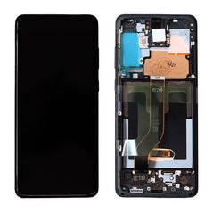 Οθόνη με Touch Screen & Μπροστινή Πρόσοψη (Χωρίς Μπροστινή Κάμερα) Samsung G985F Galaxy S20 Plus/ G986B Galaxy S20 Plus 5G Μαύρο (Original) 1110301140682 1110301140682 έως και 12 άτοκες δόσεις