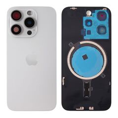 Πίσω Καπάκι με Μαγνήτες Magsafe Apple iPhone 15 Pro Max Titanium Λευκό (OEM) 1110321040235 1110321040235 έως και 12 άτοκες δόσεις