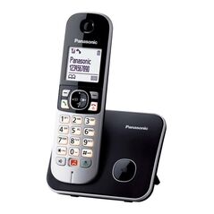 Ασύρματο Τηλέφωνο Panasonic KX-TG6851 Μαύρο 5025232730681 5025232730681 έως και 12 άτοκες δόσεις