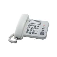 Σταθερό Τηλέφωνο Panasonic KX-TS520EX Λευκό 5025232490844 5025232490844 έως και 12 άτοκες δόσεις