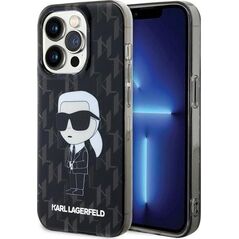 Karl Lagerfeld Karl Lagerfeld KLHCP15XHNKMKLK iPhone 15 Pro Max 6.7" czarny/black hardcase Monogram Ikonik