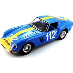 Bburago Model samochodu18-26305 Ferrari 250 GTO 1:24 niebieski / żółty
