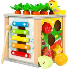 Kruzzel Kostka edukacyjna drewniana- sorter Kruzzel 22566