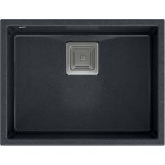 Zlewozmywak Quadron DAVID 50 GraniteQ black diamond/elementy złote
