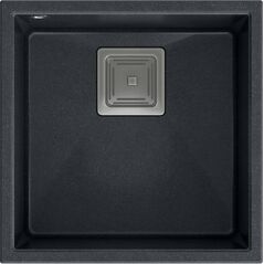 Zlewozmywak Quadron DAVID 40 GraniteQ black diamond/elementy stalowe