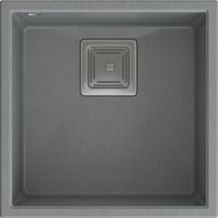Zlewozmywak Quadron DAVID 40 GraniteQ silver stone/elementy stalowe