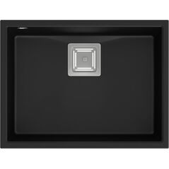 Zlewozmywak Quadron DAVID 50 GraniteQ pure carbon/elementy stalowe