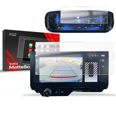 Matte GrizzGlass CarDisplay Protection Fiat Doblo 3 10" 2023-2024 [2in1]
