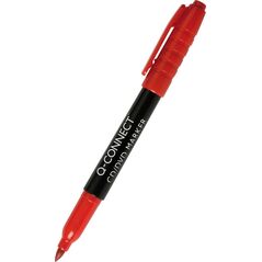 Marker do płyt CD/DVD Q-CONNECT, 1mm (linia), czerwony - 5705831023024 771478 5705831023024
