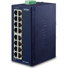 Switch Planet PLANET ISW-1600T łącza sieciowe Nie zarządzany Fast Ethernet (10/100) Niebieski