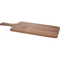 Deska do krojenia z drewna akacji, z uchwytem, 55 x 25 x 1,6 cm