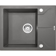Zlewozmywak Deante ZLEW.ANDANTE ANTRACYT METALIK GRANIT 1K Z/KO 590x490x194+SPACE SAVER