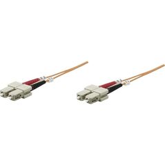 Intellinet Network Solutions Patchcord światłowodowy SC - SC, Multimode, OM1, 1m (515818)