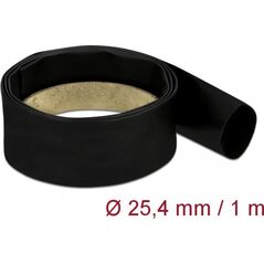 Delock Organizer DELOCK Schrumpfschlauch 1 m x 25,4 mm μαύρο 13812406 4043619206636
