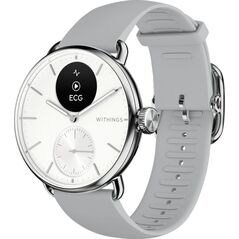 Smartwatch Withings Withings Scanwatch 2 - zegarek z funkcją EKG, pomiarem pulsu i SPO2 oraz mierzeniem aktywności fizycznej i snu (38mm, white)