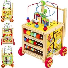 Kruzzel Pchacz drewniany- Kostka edukacyjna 22606