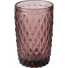 Szklanka z różowego szkła, AURORA, 300 ml