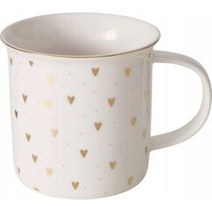 Kubek porcelanowy, ręcznie malowany, DILARA, 370 ml