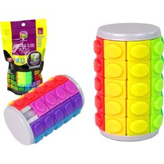 Gra Logiczna Układanka Łamigłówka Walec Obrotowy Kolorowy LEAN TOYS