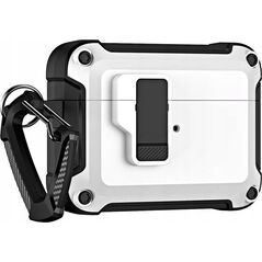 Pro Armour Airpods Case with hook - AirPods 4 white