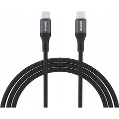 Kabel Dudao L3CC USB-C - USB-C 60W 2m w oplocie - czarny