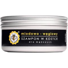 Μπάρα σαμπουάν μαλλιών Miodowa Mydlarnia Honey-carbon για άνδρες, 70 γρ 12646487 5903636960326