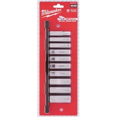 Milwaukee MILWAUKEE ZESTAW NASADEK 10 szt. 3/8" METRYCZNE DŁUGIE
