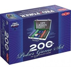 Tactic Gra Pro Poker Alu Suit 200 żetonow