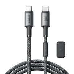 Joyroom S-A50 Unlimited Series 60W USB-C / Lightning cable with magnetic organiser 1.2m grey