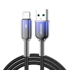 Joyroom S-A42 Crystal-Clear Series 3A USB-A / Lightning cable 1.2m black