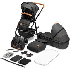 Wózek Lionelo Wózek 2w1 Głęboko Spacerowy Amber Graphite