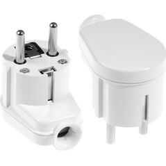 Opal Wtyczka kątowa rozbieralna WT-16U 2P+Z 16A biała