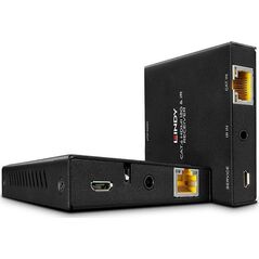 System przekazu sygnału AV Lindy Extender HDMI LINDY 18G & IR Extender with PoC & Loop Out, Cat.6, 50m