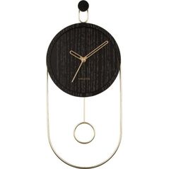 Zegar ścienny ze złotymi wskazówkami, SWING, Ø 20 cm