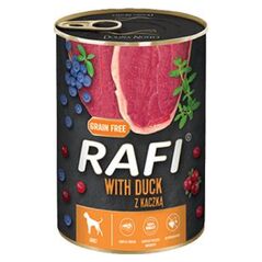 Rafi RAFI PIES pusz.400g KACZKA, BORÓWKA, ŻURAWINA