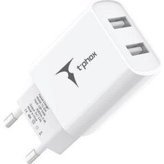 Ładowarka T-Phox ŁAD SIEC T-PHOX POCKET SERIES 2xUSB TCC-224 12W 2.4A WHITE