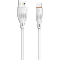 Kabel USB T-Phox USB-A - USB-C 1 m Biały