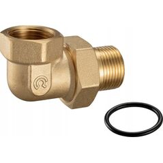 ARKAINSTALACJE Śrubunek Calido CA/KG-9310-25-O mosiężny kątowy 1" z O- ringiem