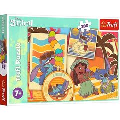 Trefl PUZZLE 200EL TREFL 13304 MUZYCZ SWIAT LILO PUD12