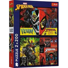 Trefl PUZZLE 2X200EL TREFL SPIDERMAN DZIEN I NOC PUD8