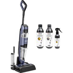 Odkurzacz pionowy 4Swiss VC024 CleanBooster Black + środki czystości
