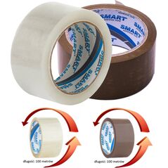 Smart TAŚMA PAKOWA SMART 48 MM X 100 M AKRYL, BRĄZOWY