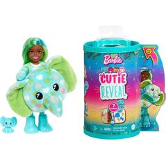 Lalka Barbie Mattel MATTEL  BARBIE Cutie Reveal Lalka Chelsea SŁOŃ Dżungla HKR13